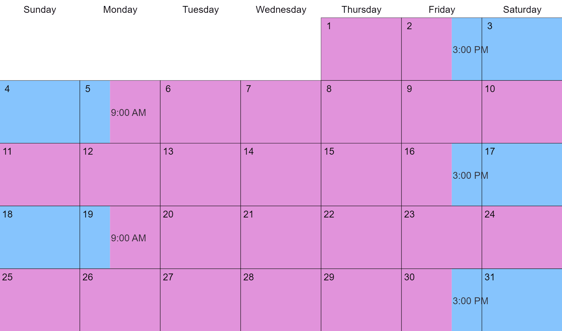 80/20 Custody Schedules: Most Examples