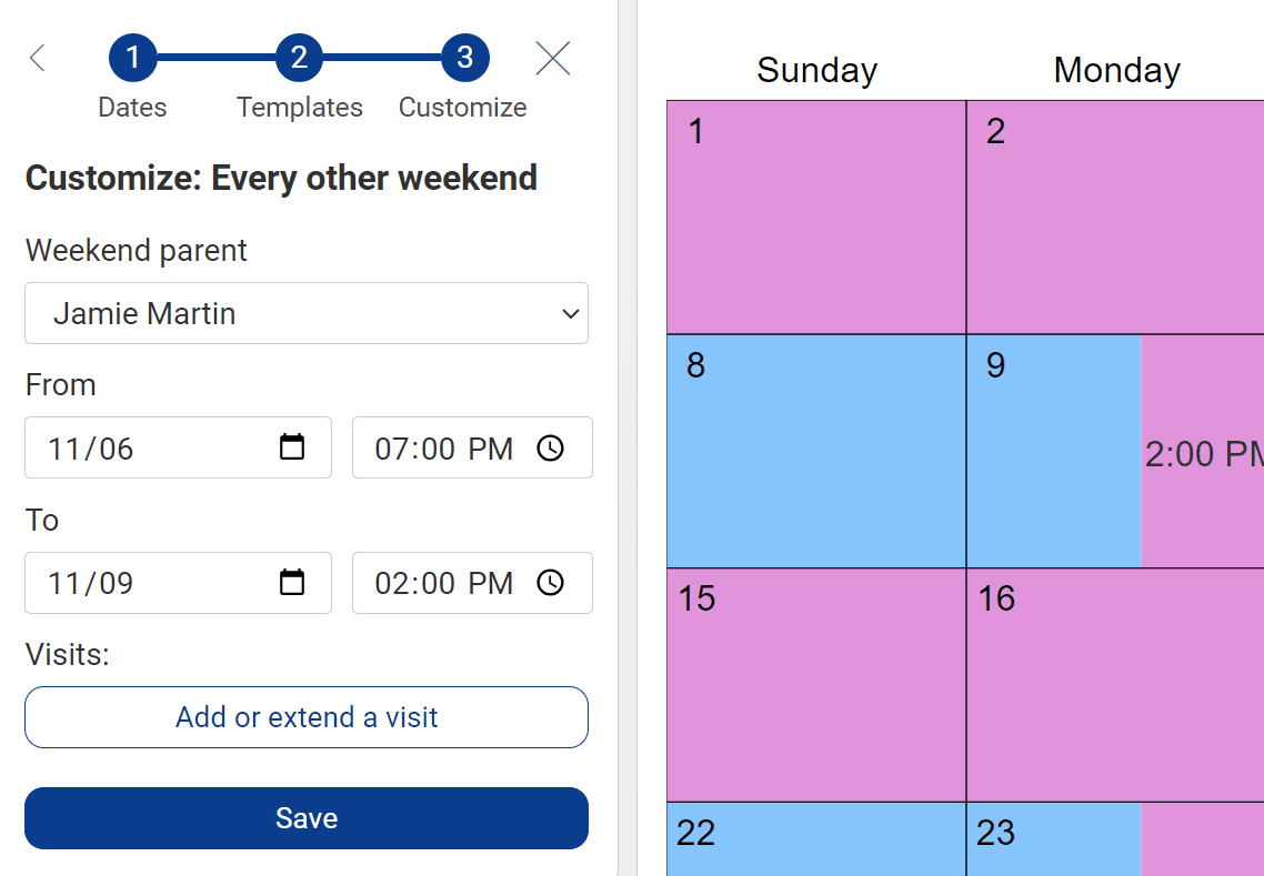 Alternating Weekends Visitation Schedules 5 Common Examples